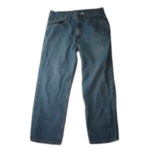 PBX Basics Straight Leg Denim Jeans sz 34x30 Mens Medium Wash